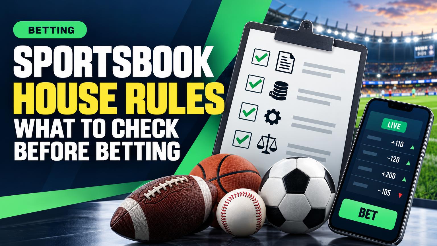 Sportsbook House Rules: What to Check Before Betting