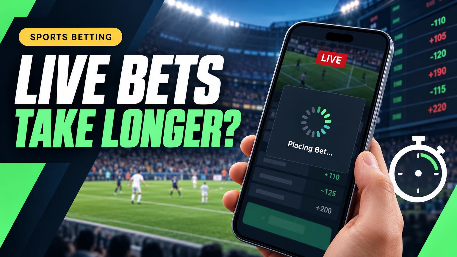 Why Do Live Bets Take Longer to Place?