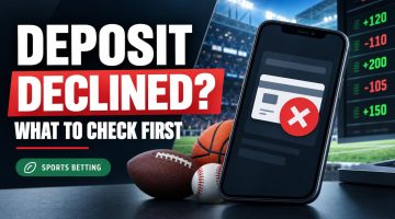 Sportsbook Deposit Declined? What to Check First