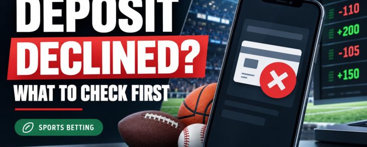 Sportsbook Deposit Declined? What to Check First